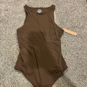 SKIMS NWT Cocoa Fits Everybody High Neck Bodysuit